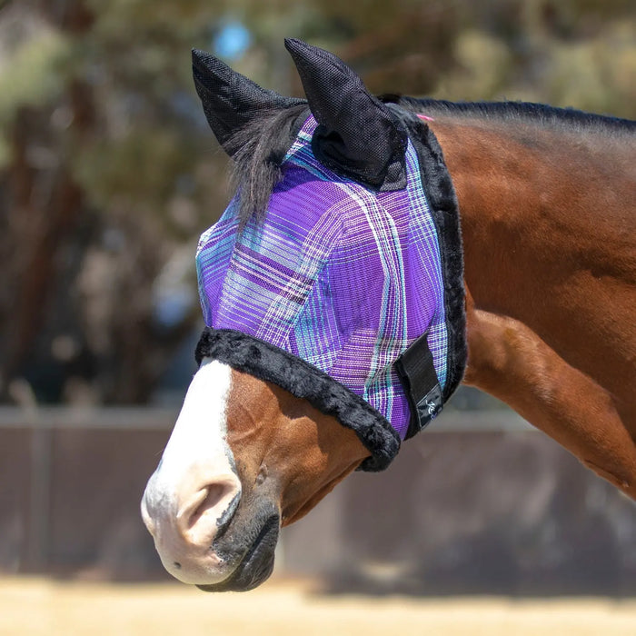 Fly Mask with Fleece Trim, Ears & 73% UV Protection Kensington Protective Products