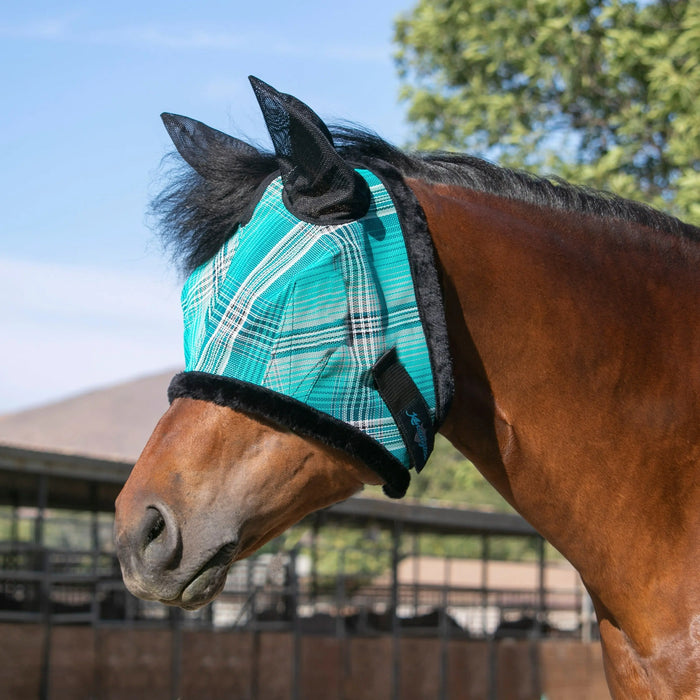 Fly Mask with Fleece Trim, Ears & 73% UV Protection Kensington Protective Products