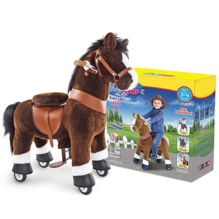 Model U® Horse Ride-On Toy Age 3–4 – Chocolate