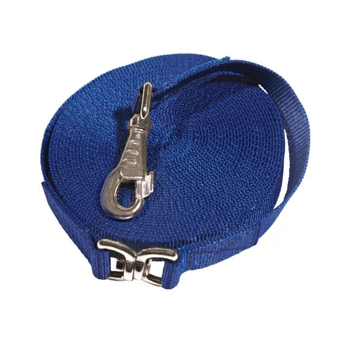 30’ Flat Nylon Lunge Line with Swivel
