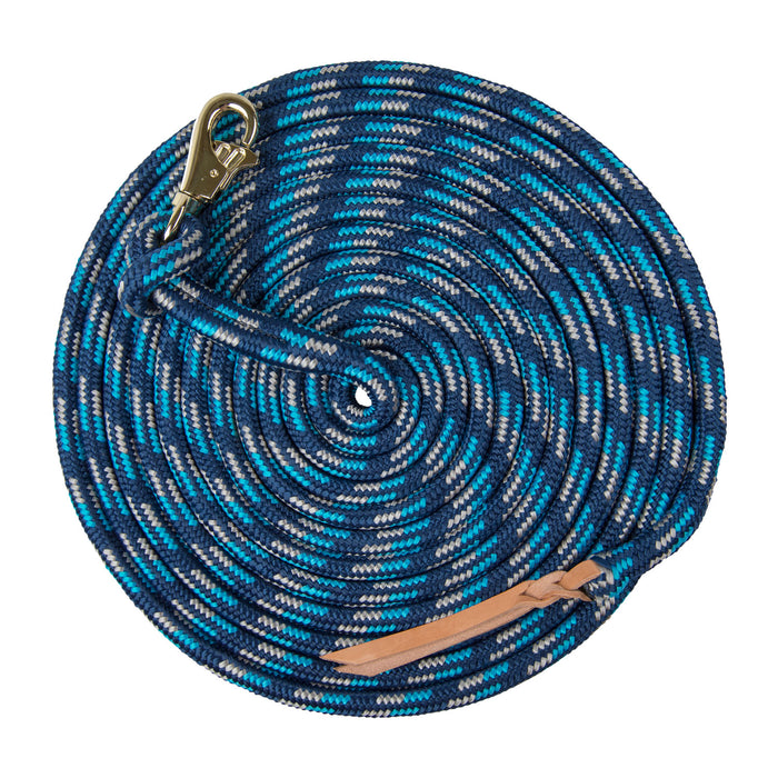 Tri color poly clinician training lead in navy, turquoise and gray.