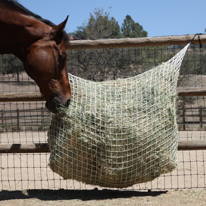 Freedom Feeder Extended Day Net 2 String Bale. Slow fed hay net. 