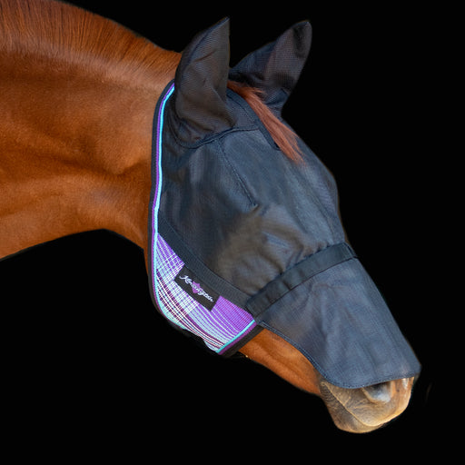 UViator CatchMask - Soft Mesh Ears with Forelock Opening and Removable Nose - 90% UV Blocking